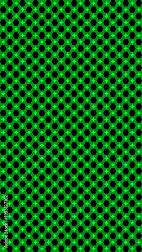 Bright Green and Black Honeycomb Pattern Background vector background