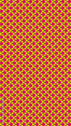 Vibrant Geometric Dot and Line Pattern vector background