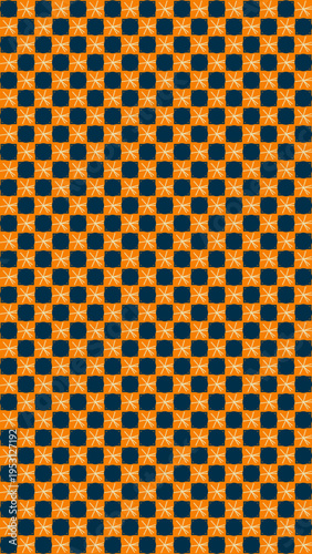 Seamless Checkered Pattern with Distressed Texture vector background