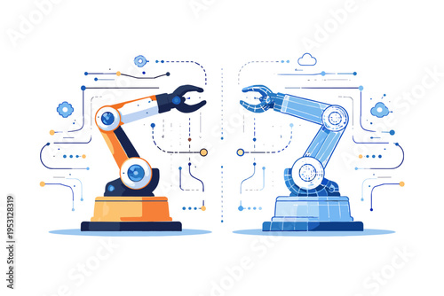 Icon image vector gradients object numbers simple generation labels white no text