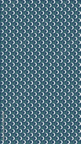 Abstract Dark Teal Pattern with Curved Shapes vector background
