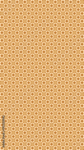 Beige Circle and Dot Pattern Background vector background