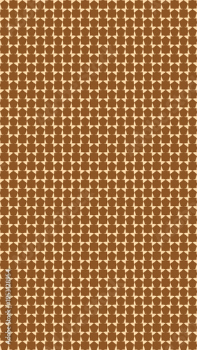 Geometric Brown Pattern with Small Shapes vector background