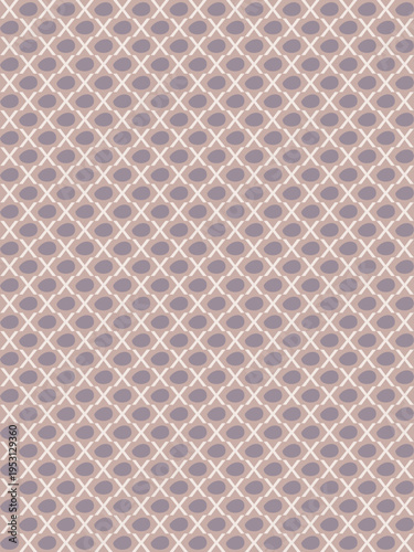 Delicate Geometric Pattern in Mauve and Beige vector background