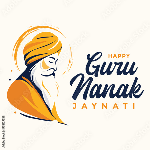 Guru nanak jayanti festival post design