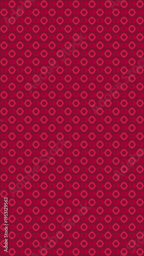 Crimson Circles Seamless Pattern Background vector background