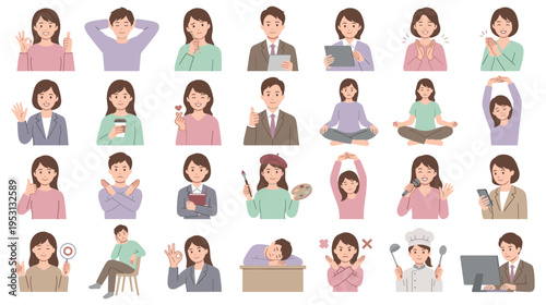 Woman with palette and brush painting on easel cartoon vector