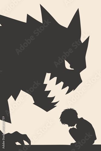 Child, scared child, dysfunctional family, shout, noise, trauma, childhood, fear, authority, pain, darkness