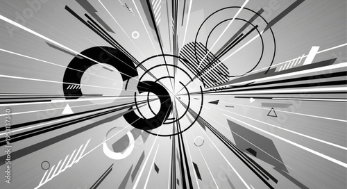 Abstract Background with Lines.