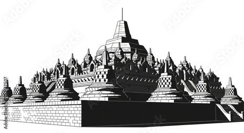 Balinese Hindu Temple Towers.