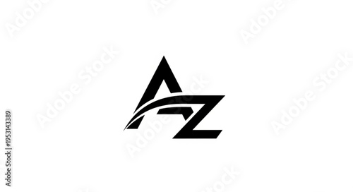 Black Letter Logo Design.
