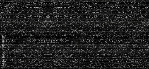 TV Static Noise Texture. Vintage Television Interference VHS Pattern. Old TV Screen Black and White Overlay.