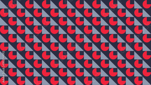 Geometric Pattern with Repeating Shapes