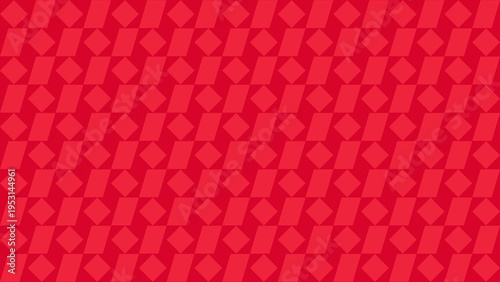 Abstract Red Geometric Pattern Background