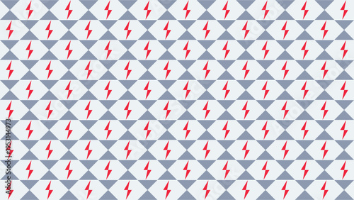 Lightning Bolt Geometric Pattern on Light Background