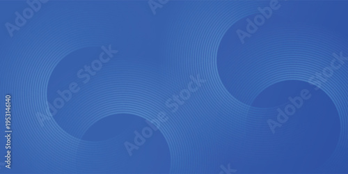Blue gradient abstract circle shape background vector design