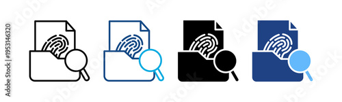 Forensic Evidence multiple icon