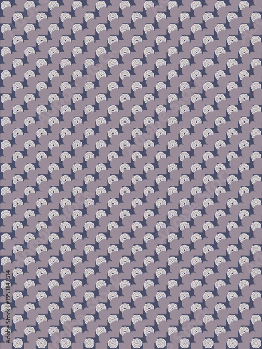 Repeating Pattern of Gray Circles with Dark Blue Accents vector background