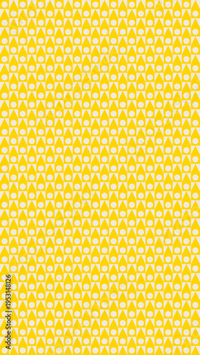 Yellow Triangle Geometric Pattern Background vector background