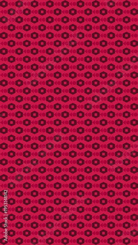 Seamless Geometric Pattern in Shades of Red vector background