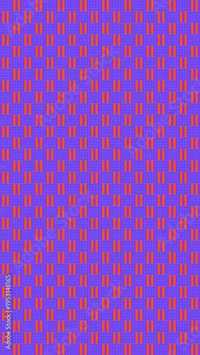 Bright Purple and Orange Geometric Pattern vector background