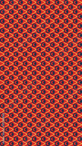Geometric Pattern Background with Triangles and Circles vector background