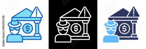 Banking Fraud triplestyle icon
