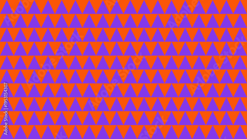 Vibrant Orange and Purple Triangle Pattern