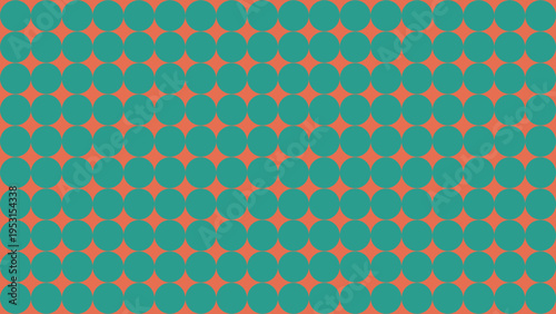 Seamless Geometric Pattern With Diamonds and Circles