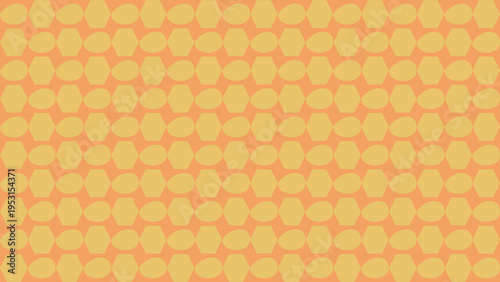 Warm Abstract Seamless Pattern with Geometric Shapes