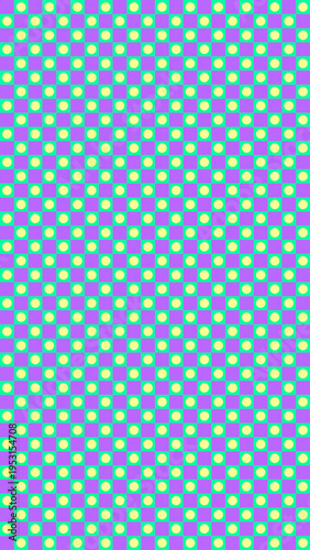 Pastel Polka Dot Checkerboard Pattern vector background