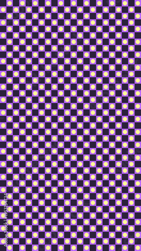 Purple and Light Yellow Checkerboard Pattern vector background