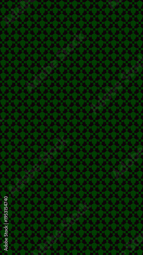 Dark Green Diamond Pattern Background vector background