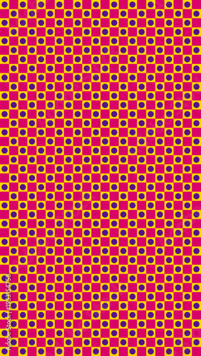 Retro Pattern with Pink Gold and Black Elements vector background