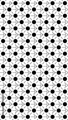Hexagonal Dot Grid Seamless Pattern vector background