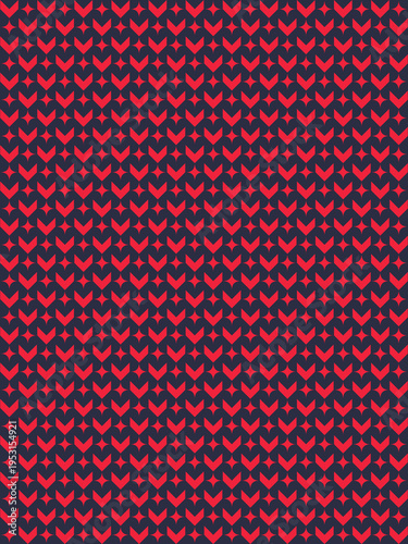 Abstract Red Pattern on Dark Background vector background