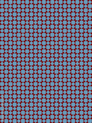 Geometric Pattern of Squares and Diamonds vector background