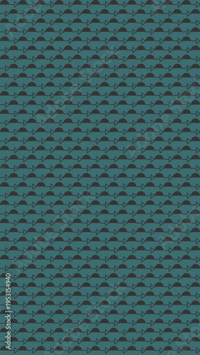 Retro Teal and Charcoal Pattern vector background