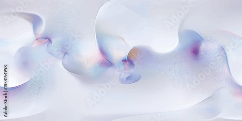Elegant ethereal pastel smoke waves on a clean white background for design, textiles, packaging, branding, and stationery