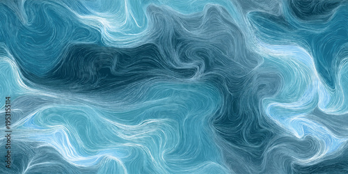 Teal and gold marble texture with intricate liquid swirls for design, textiles, packaging, and home decor wallpapers