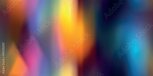 Colorful motion blur vertical lines with neon light glow for design, textiles, packaging, branding, and stationery