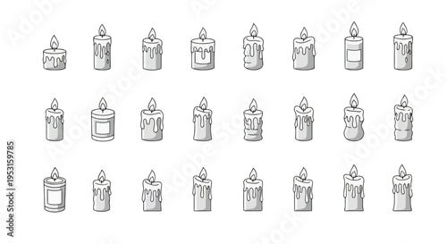 Collection of diverse vintage-style perfume bottles with unique designs and shapes