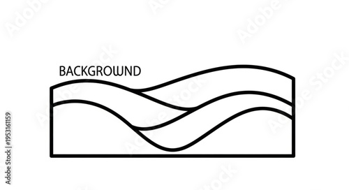 Wavy Lines Background Pattern.