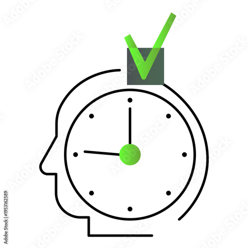 Business Productivity and Work Efficiency Vector Icon