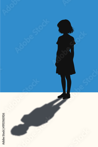gender identity, gender, boy, girl, shadow, feeling, emotion, body, different