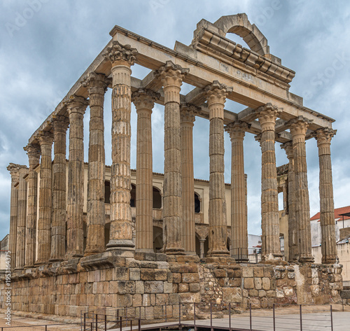 Temple of Diana in Merida, Spain, Unesco World Heritage Site