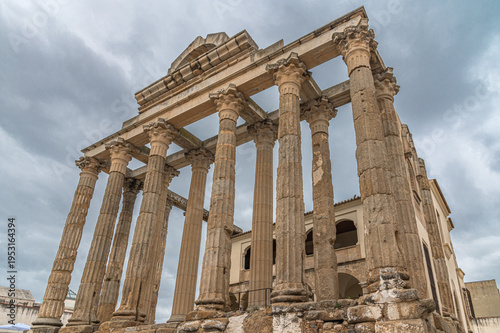 Temple of Diana in Merida, Spain, Unesco World Heritage Site