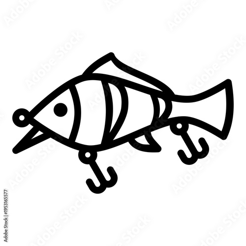 swimbait fishing lure icon