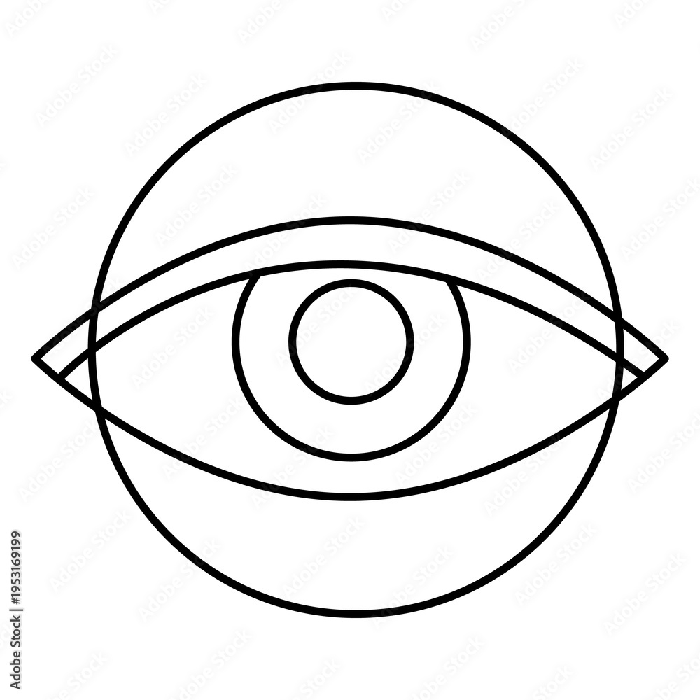 Obraz premium Management Vision Vector Icon For Business Success