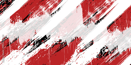 black white and red grunge texture background eps 10